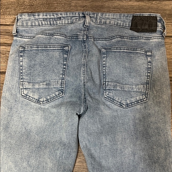 PacSun Men's Light Blue Straight Jeans - Picture 7 of 8